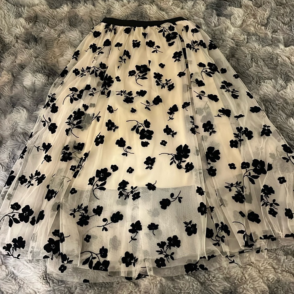 Mantra| Midi Floral Skirt